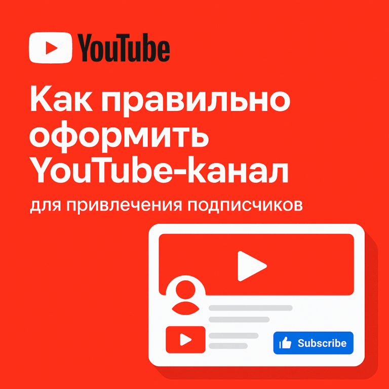 Как правильно оформить YouTube-канал для привлечения подписчиков - советы от ArtMaxBoost