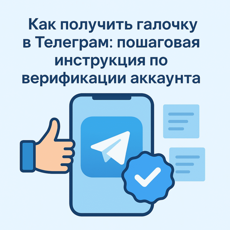 Как получить галочку в Телеграм - советы от ArtMaxBoost
