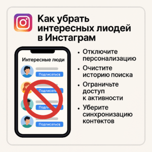 Как убрать интересных людей в Инстаграм - советы от ArtMaxBoost
