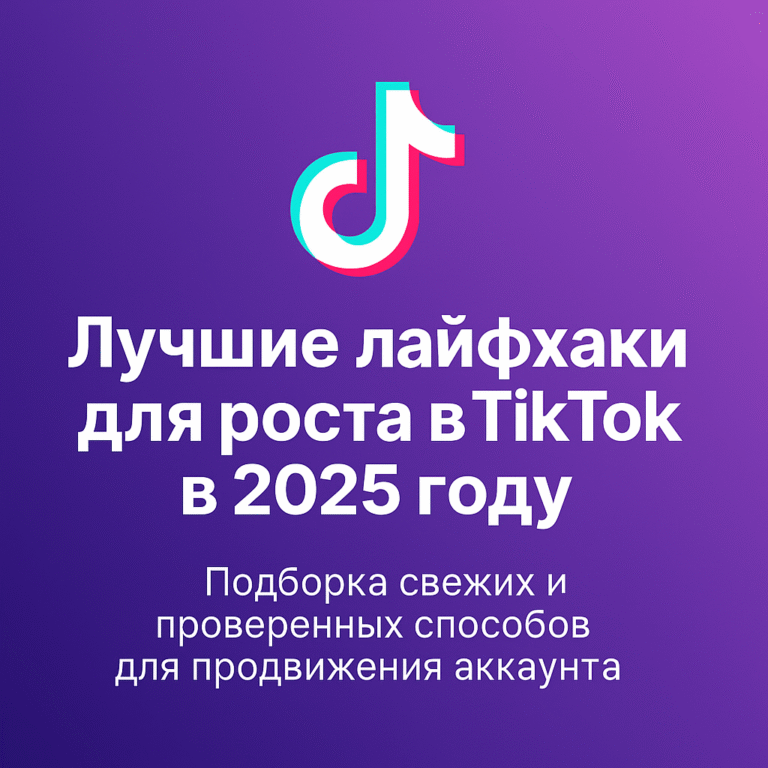 Лучшие лайфхаки для роста в TikTok в 2025 году - советы от ArtMaxBoost
