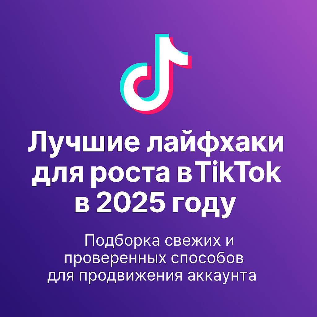 Лучшие лайфхаки для роста в TikTok в 2025 году - советы от ArtMaxBoost