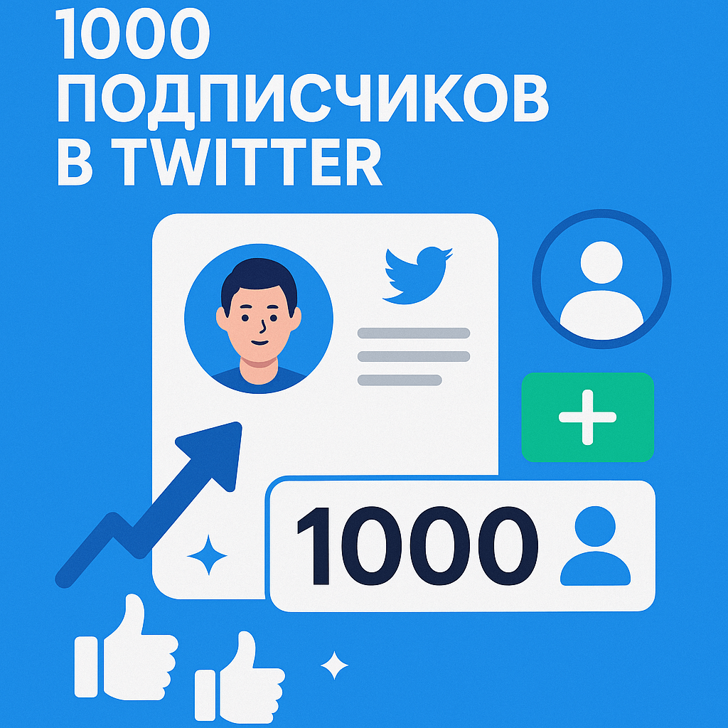 Как накрутить 1000 подписчиков в Twitter - советы от ArtMaxBoost