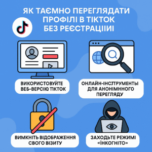Як таємно переглядати профілі в TikTok - поради від ArtMaxBoost