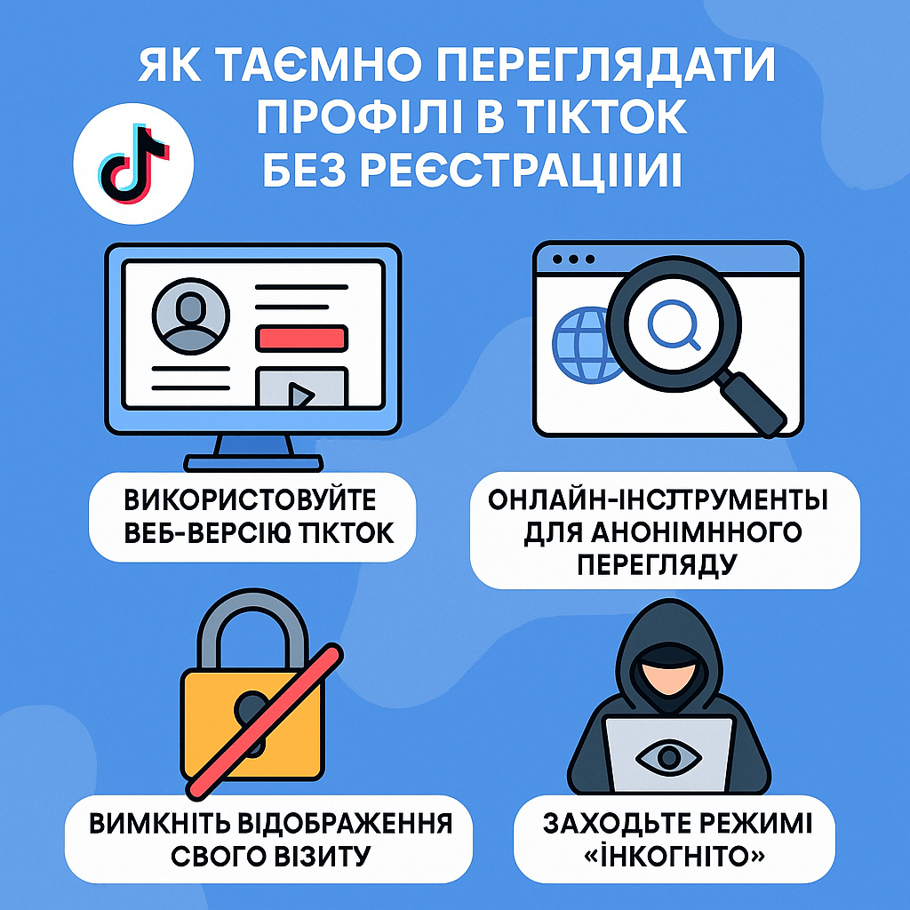 Як таємно переглядати профілі в TikTok - поради від ArtMaxBoost