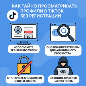 Как тайно просматривать профили в TikTok - советы от ArtMaxBoost