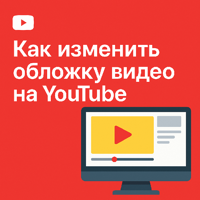 Как изменить обложку видео на YouTube
