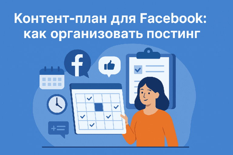 Контент-план для Facebook: как организовать постинг