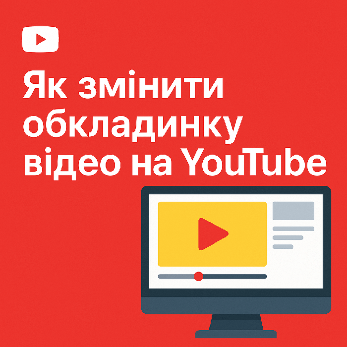 Як змінити обкладинку відео на YouTube
