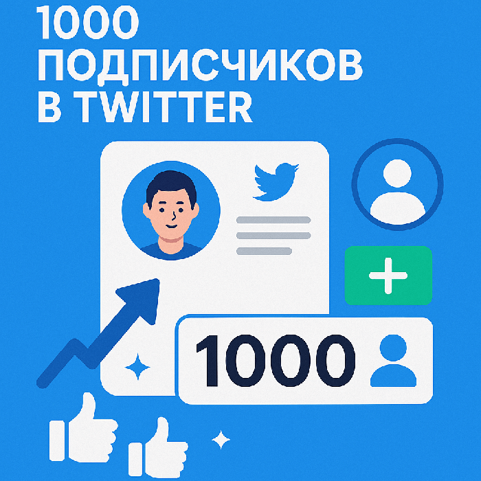 Как накрутить 1000 подписчиков в Twitter