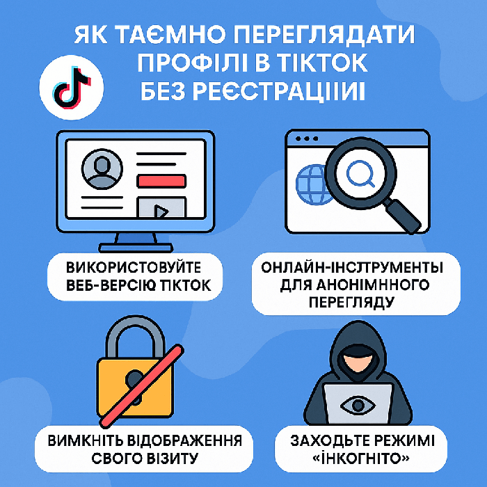 Як таємно переглядати профілі в TikTok