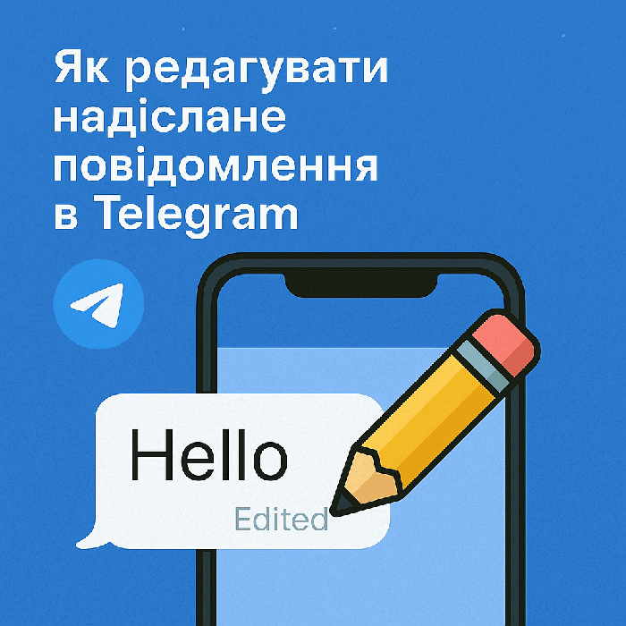 Як відредагувати надіслане повідомлення в Telegram