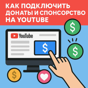 Как подключить донаты и спонсорство на YouTube