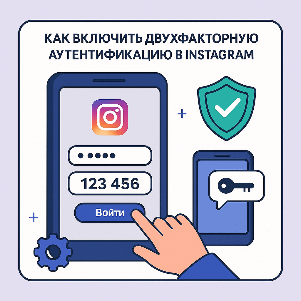 Как включить двухфакторную аутентификацию в Instagram