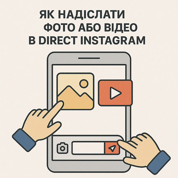 Як відправити фото або відео в Instagram