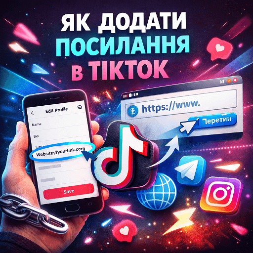 Як додати посилання в TikTok