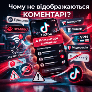 Чому не відображаються коментарі в TikTok
