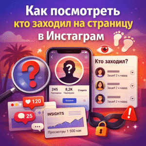 Как посмотреть кто заходил на страницу в Инстаграм