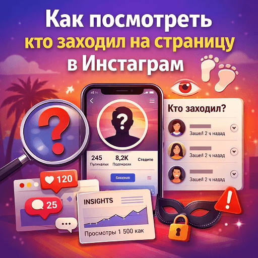 Как посмотреть кто заходил на страницу в Инстаграм