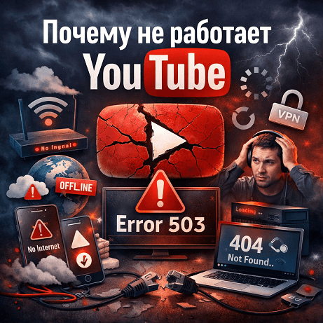 Почему не работает YouTube