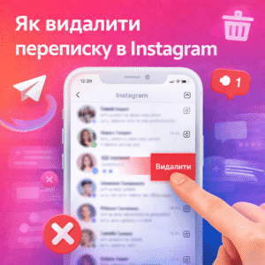Як видалити листування в Instagram