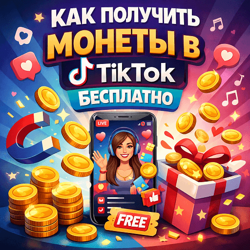 Как получить монеты в TikTok бесплатно