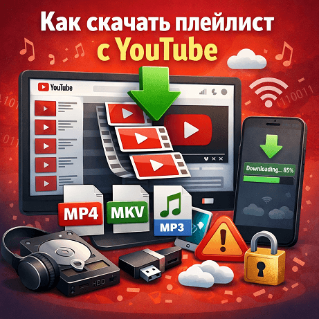 Как скачать плейлист с YouTube