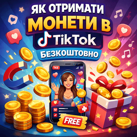 Як отримати монети в TikTok безкоштовно