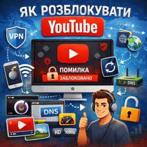 Як розблокувати YouTube