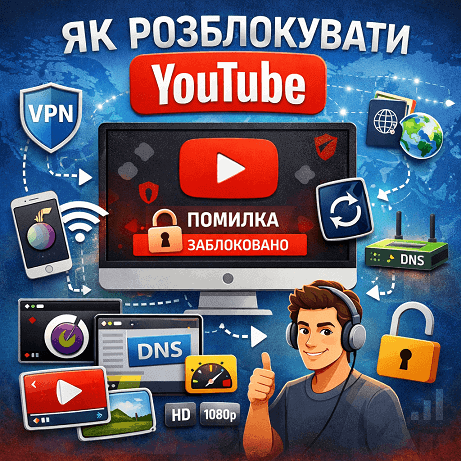 Як розблокувати YouTube