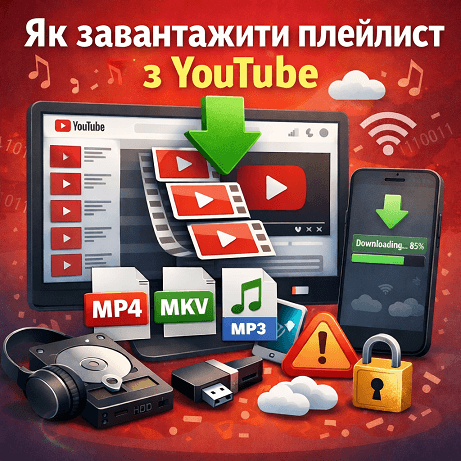 Як скачати плейлист з YouTube
