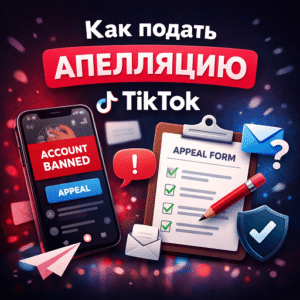 Как подать апелляцию в TikTok