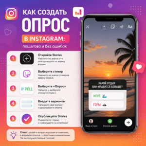 Как создать опрос в Instagram