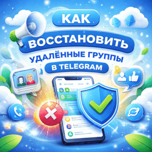 Как восстановить удалённые группы в Telegram