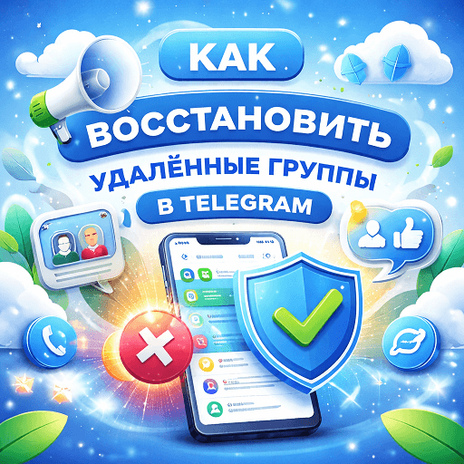 Как восстановить удалённые группы в Telegram