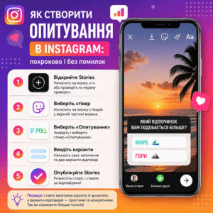 Як створити опитування в Instagram