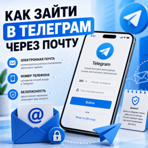 Как зайти в Телеграм через почту