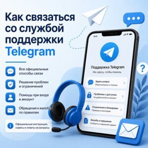 Как связаться со службой поддержки Telegram