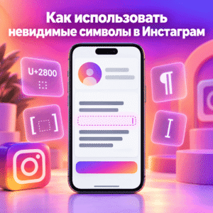 Как использовать невидимые символы в Инстаграм