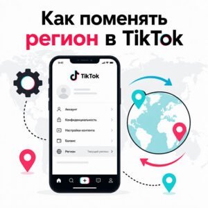 Как поменять регион в TikTok