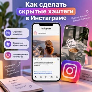 Как сделать скрытые хэштеги в Инстаграме