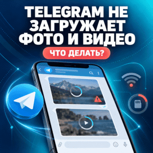 Почему Telegram не загружает фото и видео