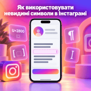 Як використовувати невидимі символи в Інстаграмі
