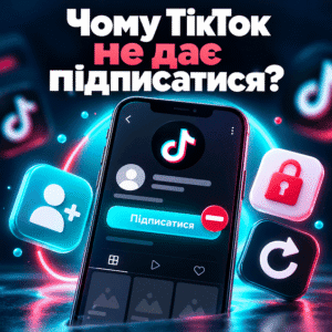 Чому ТікТок не дає підписатися причини та рішення
