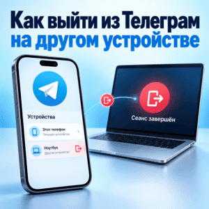 Как выйти из Телеграм на другом устройстве