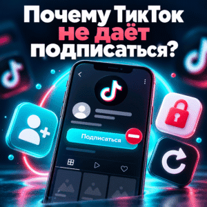 Почему ТикТок не дает подписаться