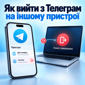 Як вийти з Телеграм на іншому пристрої