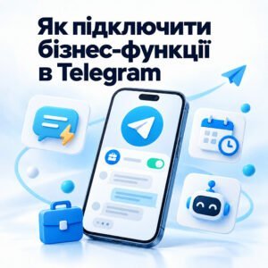 Як підключити бізнес-функції в Telegram